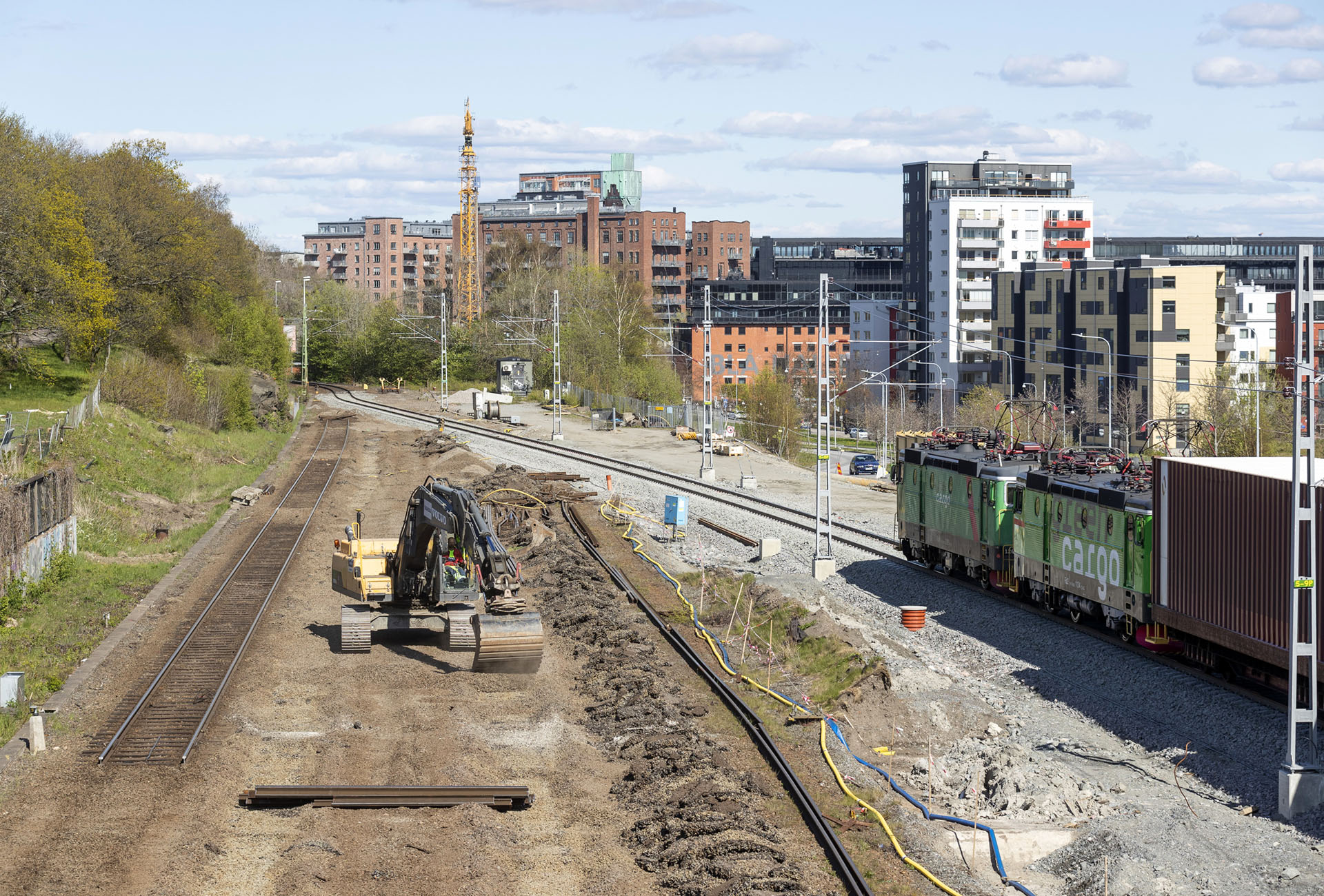 Omvägar för godset från hamnen